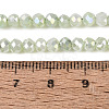 Electroplate Crackle Imitation Jade Glass Beads Strands LS-EGLA-Q131-02A-02-4