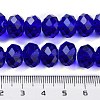 Handmade Imitate Austrian Crystal Faceted Rondelle Glass Beads X-G02YI0C4-3