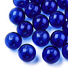 Transparent Blow High Borosilicate Glass Globe Beads GLAA-T003-09F-4