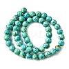 Dyed Natural Magnesite Beads Strands G-L617-D01-8mm-01-3