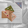 4Pcs 4 Styles Season Theme Non-woven Felt Embroidery Corner Bookmarks FIND-HY0002-47A-6