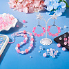 Transparent & Opaque Acrylic Bead OACR-TAC0002-08B-8
