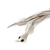 Adjustable Iron Snake Wrap Bangles BJEW-U004-03A-P-4