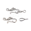Tibetan Style Alloy Hook and Eye Clasps LF1157Y-NF-1