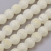 Electroplate Glass Beads Strands X-EGLA-S134-10mm-A01-1