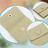 Microfiber Jewelry Flap Pouches ABAG-WH0038-44-3