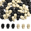 CHGCRAFT 120Pcs 2 Colors Halloween Plastic Beads KY-CA0001-45-1