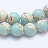 Synthetic Imperial Jasper Beads Strands X-G-F531-4mm-H03-3