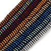 Electroplated Synthetic Non-magnetic Hematite Beads Strands G-P545-A01-01-1