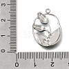 304 Stainless Steel Pendants STAS-N108-99P-4
