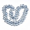 Electroplate Glass Beads Strand X-EGLA-S188-27-A01-2