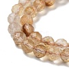 Heated Natural Citrine Beads Strands G-B088-C17-05-4