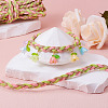 Macrame Braided Faux Suede Cord AJEW-TAC00021-7