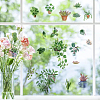 16 Sheets 8 Styles Waterproof PVC Wall Stickers DIY-WH0345-017-5