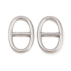304 Stainless Steel Oval Links Connector Charms STAS-F366-02B-P-1