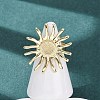 Brass Cuff Open Rings RJEW-Z129-02G-02-1