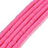 Handmade Polymer Clay Beads Strands CLAY-R089-6mm-Q088-1