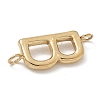 304 Stainless Steel Letter Connector Charms STAS-M108-01G-02-2
