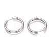 Tarnish Resistant 201 Stainless Steel Huggie Hoop Earrings EJEW-L256-05G-P-2