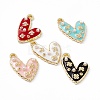 Alloy Enamel Pendants PALLOY-P287-14LG-1