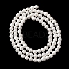 Round Shell Pearl Bead Strands BSHE-L011-4mm-A013A-4