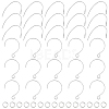 DICOSMETIC 120Pcs 2 Style 316 Surgical Stainless Steel Earring Hooks STAS-DC0010-44-1