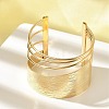 Alloy Open Cuff Bangles LS-BJEW-K272-01G-2