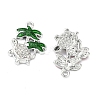 Alloy Rhinestone Pendants FIND-C087-12P-2