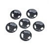 Synthetic Non-magnetic Hematite Cabochons G-H1596-FR-25mm-31-1