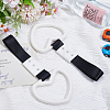 2Pcs ABS Plastic Heart Rear Bumper Warning Handle Ring HJEW-SP0001-49D-4
