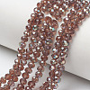 Electroplate Glass Beads Strands EGLA-A034-T6mm-J15-1