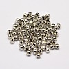 Rack Plating and Vacuum Plating Brass Round Faceted Spacer Beads KK-I598-09P-5mm-RS-2
