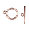 Tibetan Style Toggle Clasps TIBE-A12208-RG-NR-3
