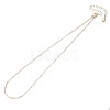 Brass Cable Chain Necklace MAK-N031-004-2