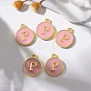Golden Plated Alloy Enamel Charms LS-ENAM-S118-07P-5