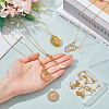 6Pcs Crystal Cage Holder Necklace NJEW-AB00036-3
