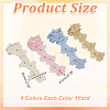 4 Colors Flower Organza Ribbon OCOR-AR0002-02-2