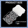 Polyester Lace Trim OCOR-WH0111-142B-2