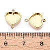 304 Stainless Steel Connector Cabochon Settings STAS-N115-38G-3