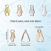200Pcs 4 Colors Alloy Ice Pick Pinch Bails FIND-SC0006-12-2