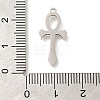 201 Stainless Steel Pendants STAS-R132-06P-3