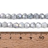 Anti-Tarnish Electroplate Glass Beads Strands EGLA-T021-6mm-15-15-2