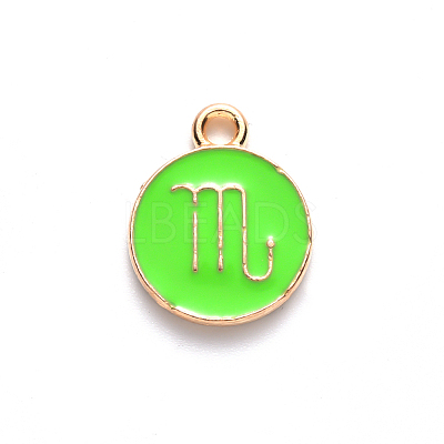 Alloy Enamel Pendants LS-X-ENAM-S124-01A-06L-1