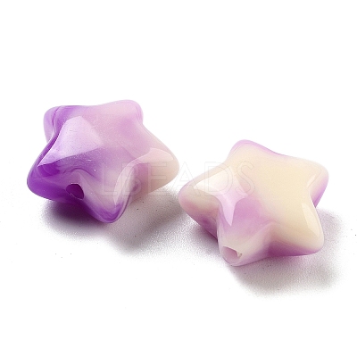 Acrylic Beads OACR-U005-05E-1