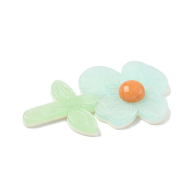 Opaque Acrylic Big Pendants OACR-I018-01B-1