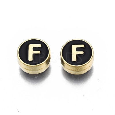 Alloy Enamel Beads ENAM-N052-006-02F-RS-1