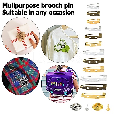Iron Brooch Findings IFIN-YW0003-52-1