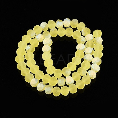 Transparent Glass Beads Strands EGLA-A044-T8mm-MB29-1