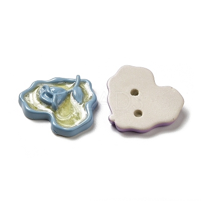 Valentine's Day Opaque Resin Cabochons RESI-F050-01-1