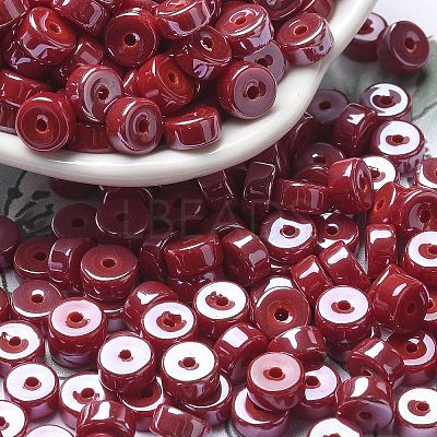 Opaque Colours Luster Glass Seed Beads SEED-E001-P3x6mm-A12-1